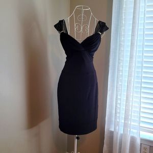 Black cocktail dress